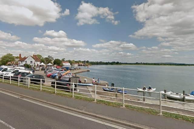 A 13-year-old boy was thrown into Langstone Harbour at Hayling Island near the Ship Inn on July 29 2020. Picture: Google
