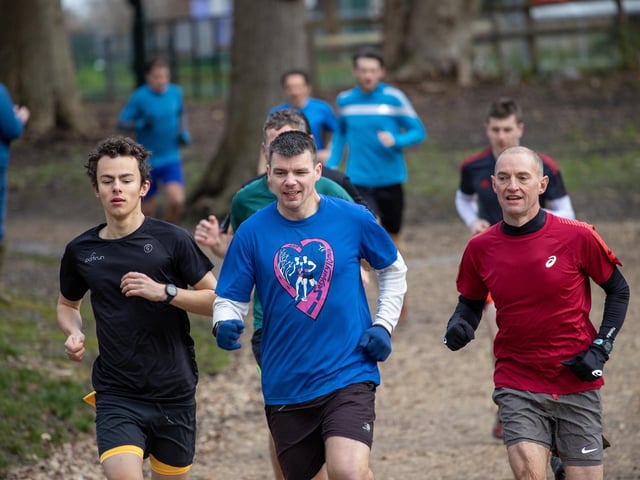 Competitors in Saturday morning's Havant parkrun at Staunton Country Park. Picture: Alex Shute