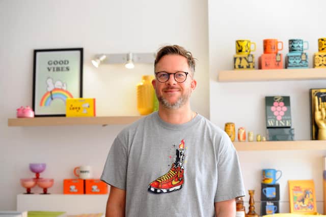 Stay Lucky has opened up in Elm Grove, Southsea.

Pictured is: Jim Cox, owner of Stay Lucky.

Picture: Sarah Standing (230724-2423)
