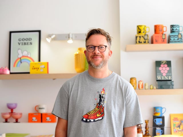 Stay Lucky has opened up in Elm Grove, Southsea.Pictured is: Jim Cox, owner of Stay Lucky.Picture: Sarah Standing (230724-2423)