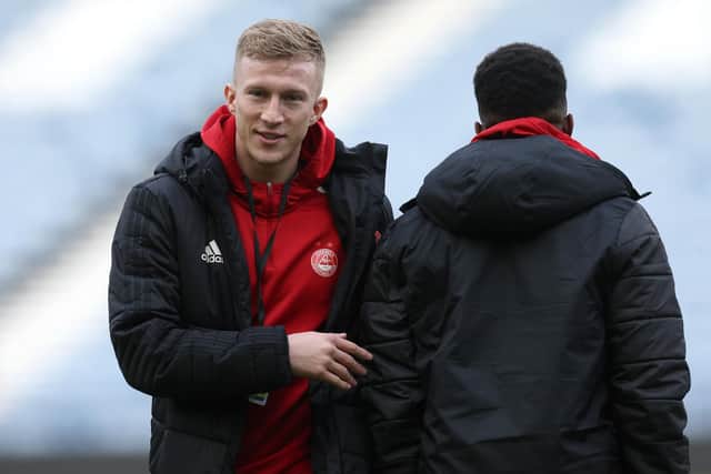 Aberdeen’s Ross McCrorie in January.