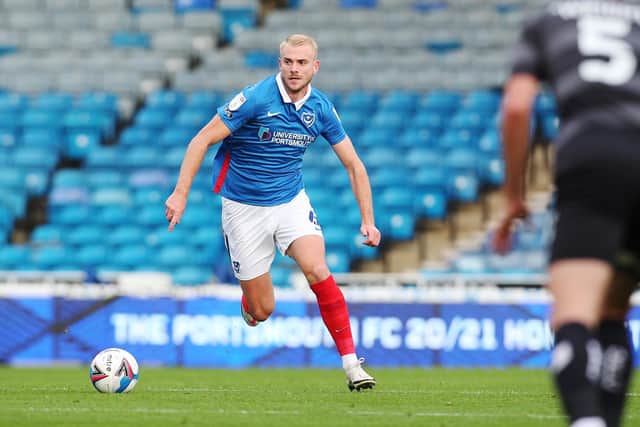 Jack Whatmough is handed an instant recall after returning from his four-game ban. Picture: Joe Pepler