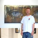Paul Stone otherwise known as artist My Dog Sighs opens his new exhibition on Friday, June 14, called 'We Shelter Here, Sometimes' at Storehouse No9 in Portsmouth Historic Dockyard.

Picture: Sarah Standing (130624-833)
