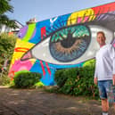 My Dog Sighs' has taken part in street art festivals across the country, and now he looks to bring one to his hometown. Picture: Habibur Rahman.