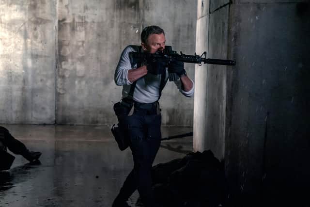 Undated film still handout from No Time To Die. Pictured: Daniel Craig as James Bond. Photo: PA