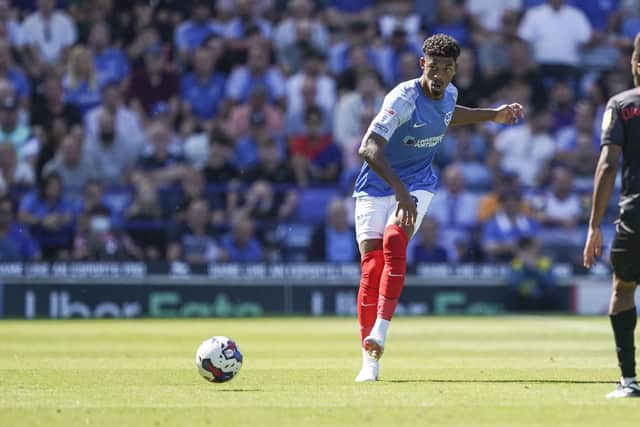 Reeco Hackett was handed a Pompey start against Lincoln as Danny Cowley juggled his wingers, but the match finished goalless. Picture: Jason Brown/ProSportsImages