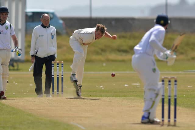 Portsmouth CC take on Sarisbury CC in a Southern League gaem at St. Helens. Will similar scenes take place at the ground next month?