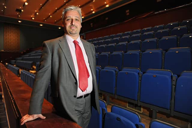 Andy Grays, chief executive of Portsmouth Cultural Trust, in the main auditorium at Portsmouth Guildhall.
Picture: Sarah Standing (131173-1734)