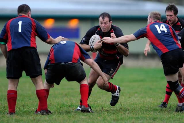 Dave Wheaton  (with ball) in action for Fareham Heathens in 2012. Picture: Ian Hargreaves