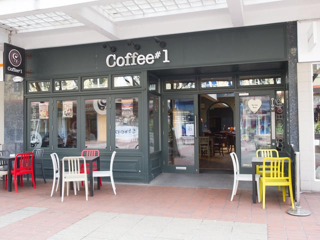 Coffee #1 in Palmerston Road has a ranking of 4.2 from 594 Google reviews. A customer commented: "Excellent staff with a wide choice of coffees . The Brazilian blend is a must."