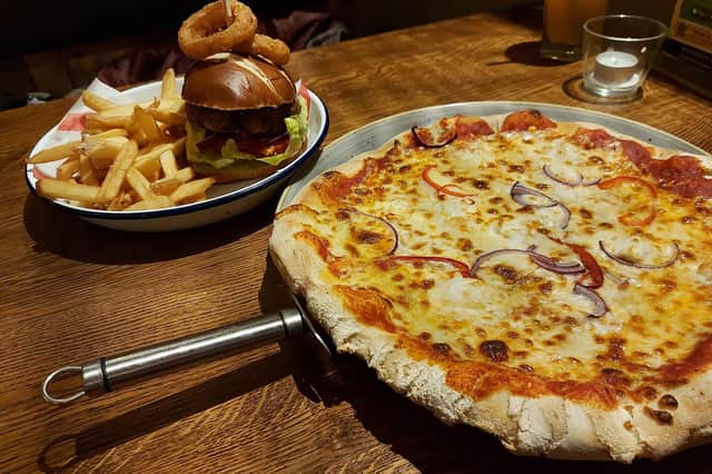 The Dish Detective's pizza at Southsea Village.