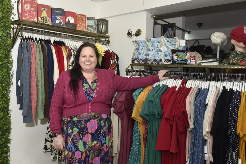 Alverstoke village has a high percentage of female business owners.Pictured is: Jennifer Darling, owner of Voluptuous Vintage.Picture: Sarah Standing