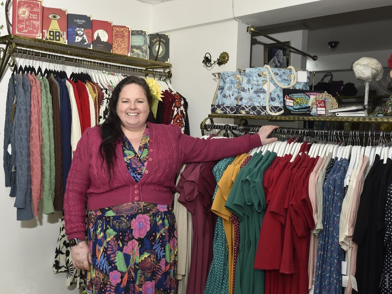 Alverstoke village has a high percentage of female business owners.Pictured is: Jennifer Darling, owner of Voluptuous Vintage.Picture: Sarah Standing