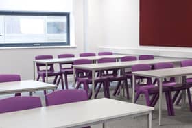 The classroom may be empty - but pupils now can't really leave it behind