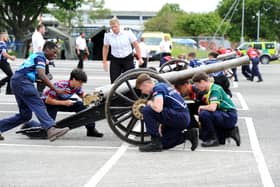 HMS Collingwood hosted the annual Junior Leaders’ Field Gun Competition on Friday, July 12, 2024.

Picture: Sarah Standing (120724-1894)