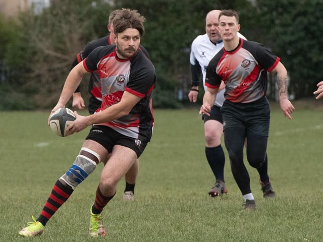Action from Fareham Heathens' 29-20 win away to Portsmouth II in Counties 3 Hampshire. Picture: Peter Foster