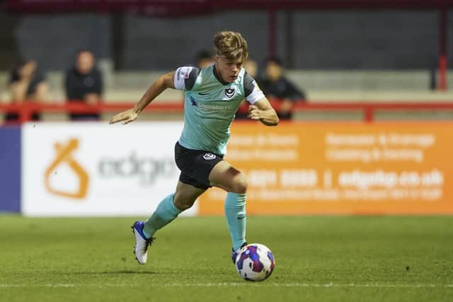 Academy youngster Adam Payce was handed his second first-team outing in last month's Papa John's Trophy match at Crawley. Picture: Jason Brown/ProSportsImages