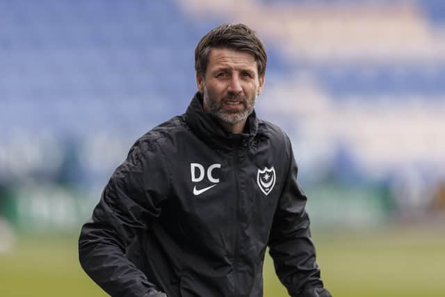 Pompey head coach Danny Cowley. Picture: Daniel Chesterton