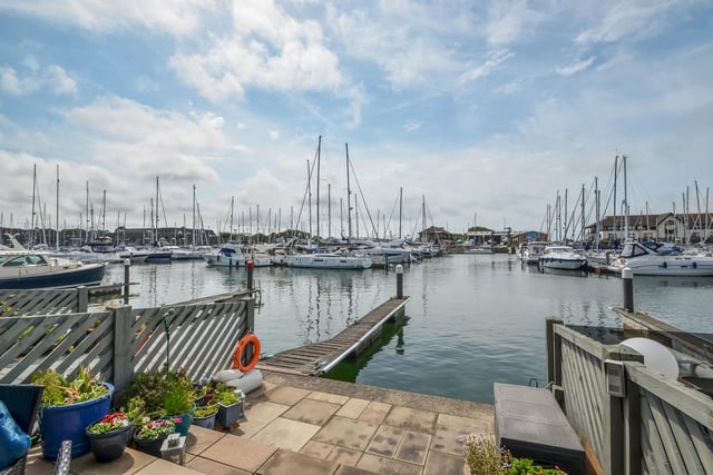 This four storey waterfront home set in Port Solent is on the market for a guide price of £950,000