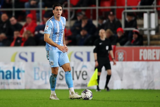 Limited playing time at Coventry this season since signing on loan from Italian side Bolgona. The former Spurs youngster who's spent time in Canada has managed 10 league appearances, but has now started the past three games after being out of favour.