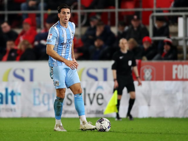 Limited playing time at Coventry this season since signing on loan from Italian side Bolgona. The former Spurs youngster who's spent time in Canada has managed 10 league appearances, but has now started the past three games after being out of favour.