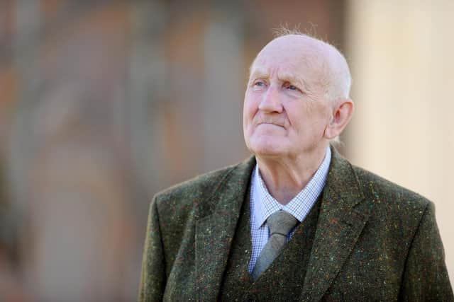 David Wilson, 74,  pictured at Portsmouth Cathedral in Old Portsmouth on November 10 speaking about Gosport War Memorial Hospital. Picture: Sarah Standing (101120-9045)