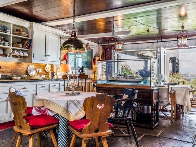 This four bedroom home in Bath Square, Old Portsmouth, is on the market for £3.25m. It is listed on Rightmove by Fry and Kent.