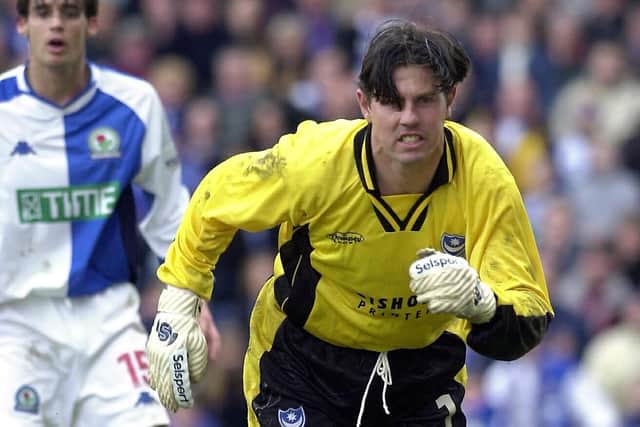 Andy Petterson made 34 appearances for Pompey before leaving in March 2002
