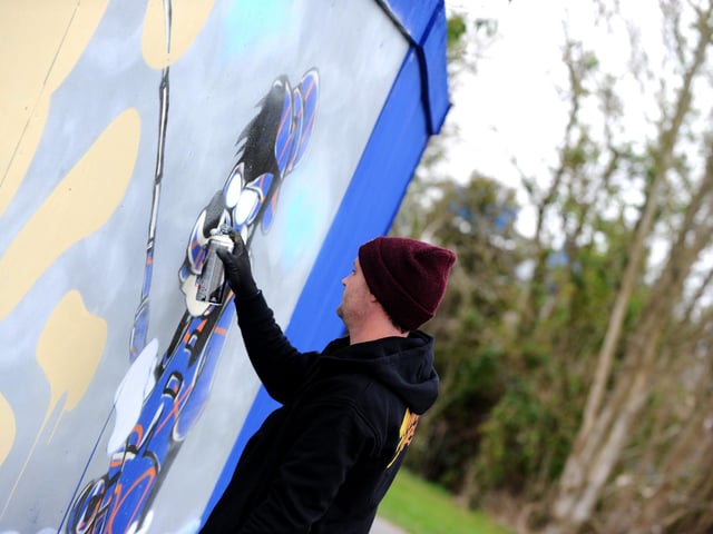 Pictured is: Declan Puttock known as Soak. Picture: Sarah Standing (240223-5845)