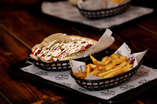 Pictured is the signature wagyu donner kebab. Picture: Sam Stephenson.