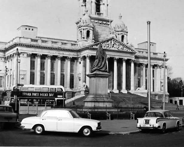 Guildhall Square when it was open to traffic undated