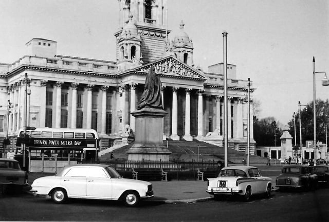 Guildhall Square when it was open to traffic undated