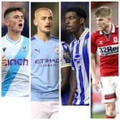 Left-right: Sean Grehan, Lewis Fiorini, Tyreeq Bakinson and Hayden Coulson are among the players on the move to League One clubs.