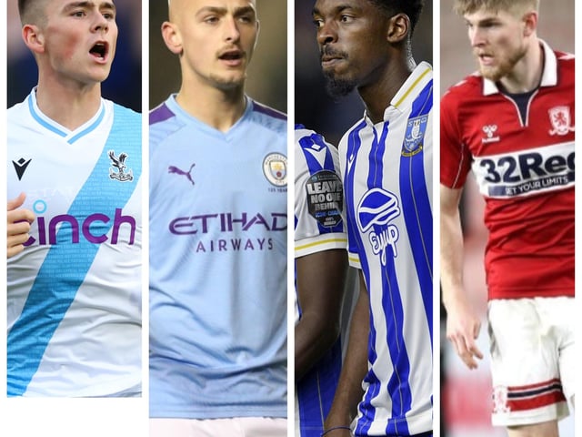 Left-right: Sean Grehan, Lewis Fiorini, Tyreeq Bakinson and Hayden Coulson are among the players on the move to League One clubs.