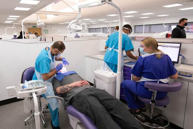 Dental students at University of Portsmouth Dental Academy, William Beatty Building, Portsmouth on Wednesday 15th December 2021

Picture: Habibur Rahman