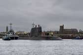 A decision to rename HMS Agincourt, an Astute-class attack submarine, to HMS Achilles has been branded "woke nonsense" by former defence secretary Grant Shapps. Pictured is fellow Astute-class submarine HMS Anson.