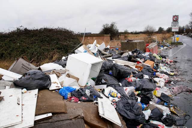 There were 525 fly-tipping incidents in Portsmouth in the year to March 2022