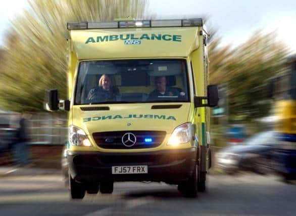 Paramedics were called to the scene