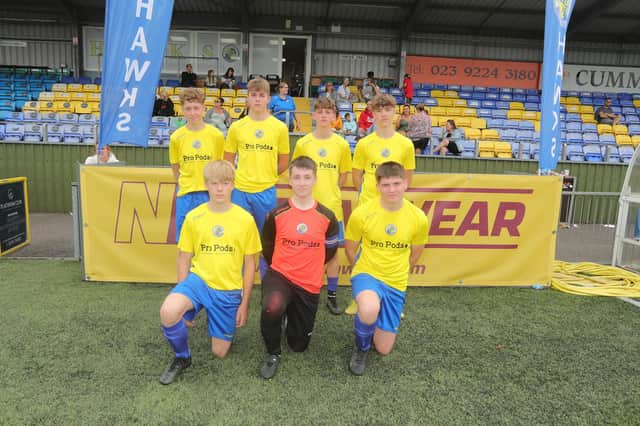 Hawks Community Youth Yellow U15s at the Havant and Waterlooville FC Summer Tournament. Picture: Dave Haines