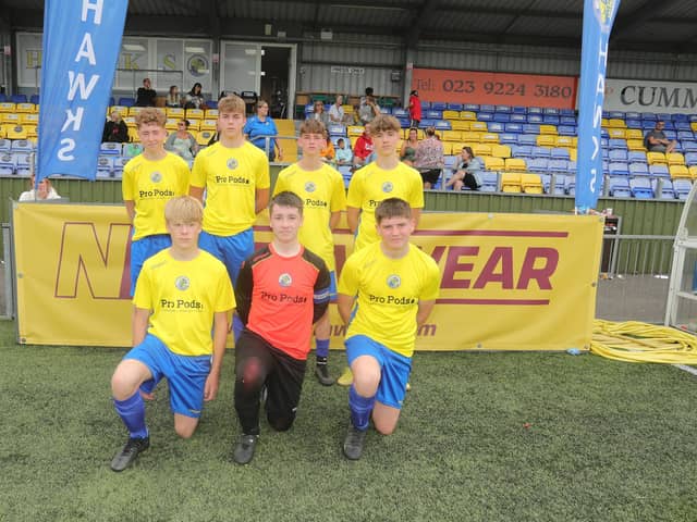 Hawks Community Youth Yellow U15s at the Havant and Waterlooville FC Summer Tournament. Picture: Dave Haines