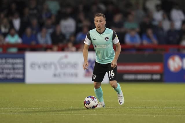 Joe Morrell has been handed his first League One start of the season in Pompey's trip to Ipswich. Picture: Jason Brown/ProSportsImages