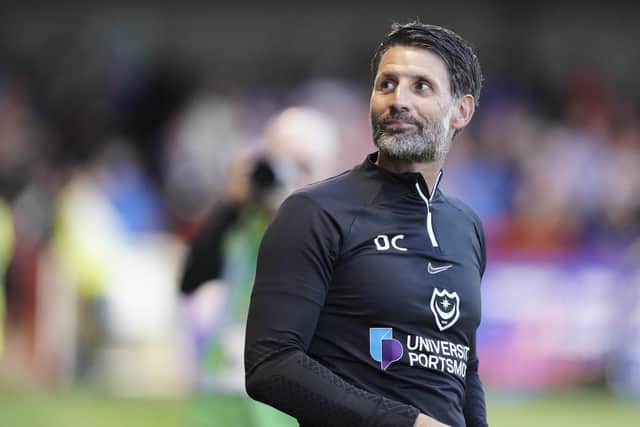 Pompey manager Danny Cowley saw his side concede eight penalties to Crawley - two of which arrived in normal time. Picture: Jason Brown/ProSportsImages