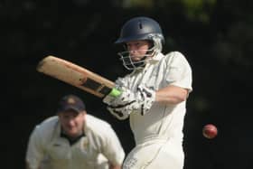 Mike Hallett hit his 12th Hampshire League century for Hayling Island. Picture: Mick Young