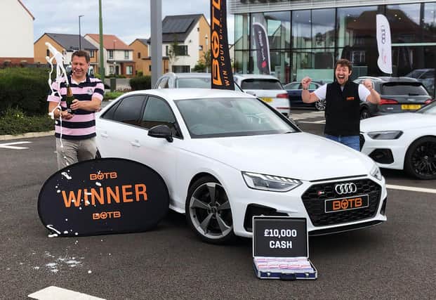 Al Costello who won an Audi car and £10,000