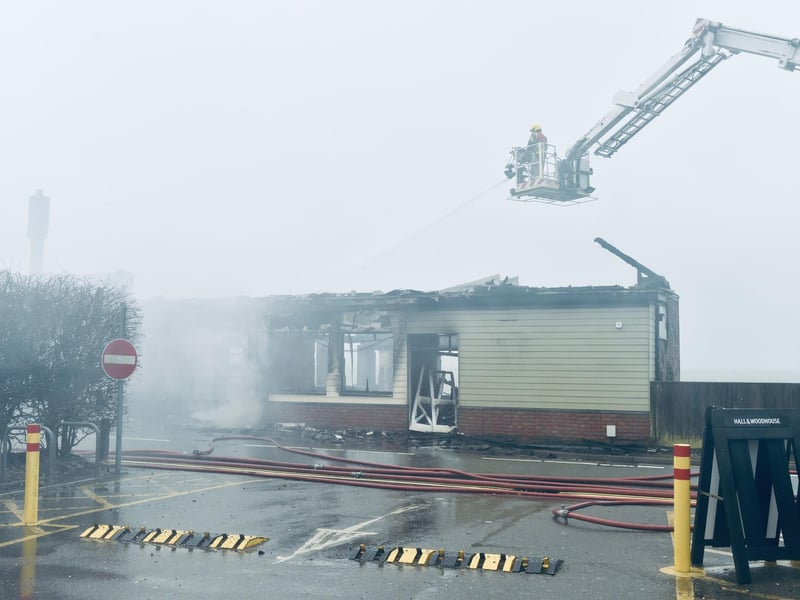 Crews from Fareham, Gosport, Cosham, Portchester, Southsea, Eastleigh, Hightown, Beaulieu, Romsey and Ringwood were called to tackle a significant fire in the roof space of the three-storey Osborne View hotel and restaurant in Fareham.