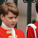 Prince George ahead of the coronation ceremony of King Charles III and Queen Camilla at Westminster Abbey.