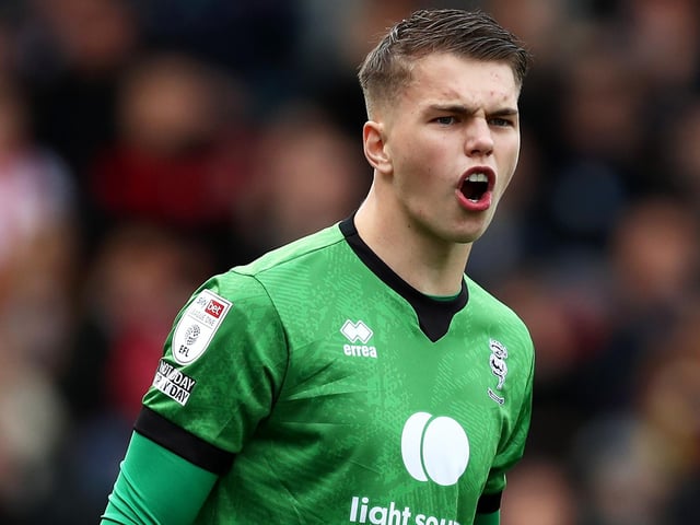 Griffiths spent last season on loan with Lincoln, and made 50 appearances in all competitions. The 20-year-old is also handy with his feet and boasts a higher pass success rate than Bazunu with 69.2 percent to 60 percent - which makes him perfect for Cowley's system. Picture: George Wood/Getty Images