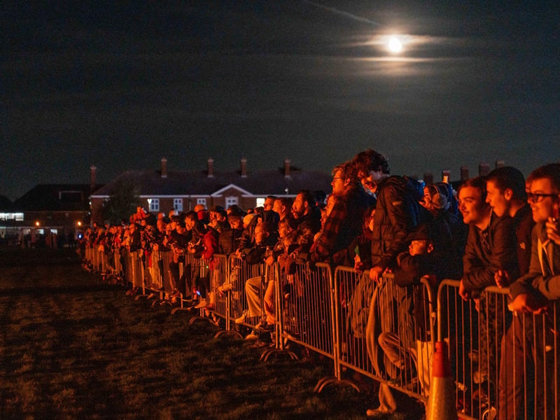 Fireworks & entertainment at
HMS Sultan