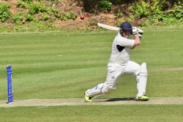 Tommy Barton batting for Ventnor 2nds against Solent Rangers in a Hampshire League game earlier this month. Picture by Dave Reynolds