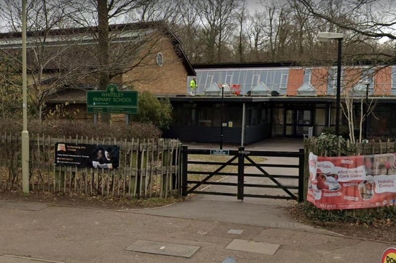 Whiteley Primary School in Whiteley had 108 people apply to the school as their first choice but only 89 were offered a place.